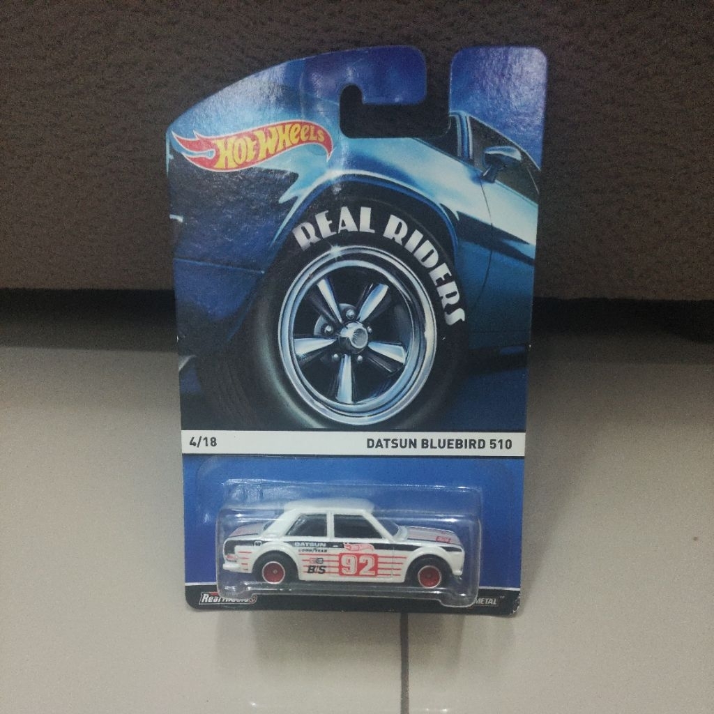 HOTWHEELS HOT WHEELS DATSUN BLUEBIRD 510 REAL RIDERS