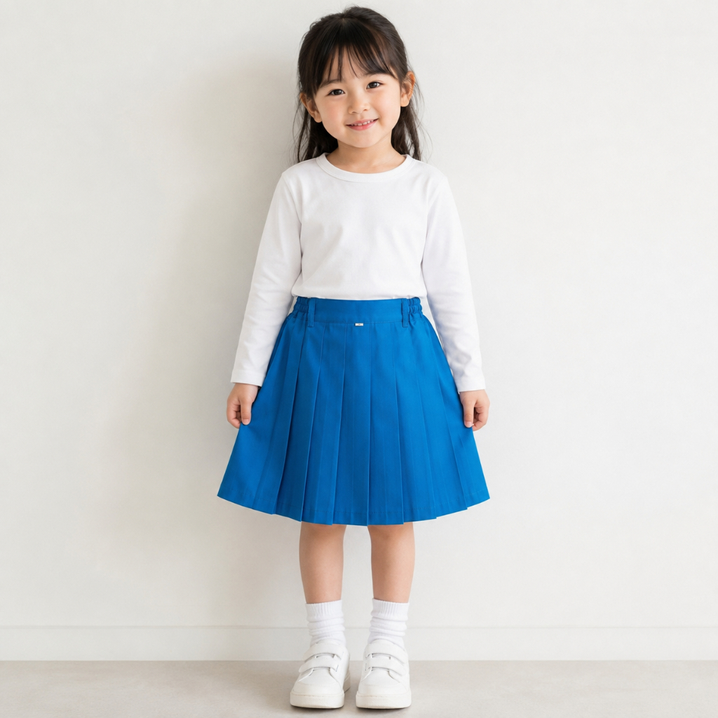 Rok Pendek Seragam TK Warna Biru