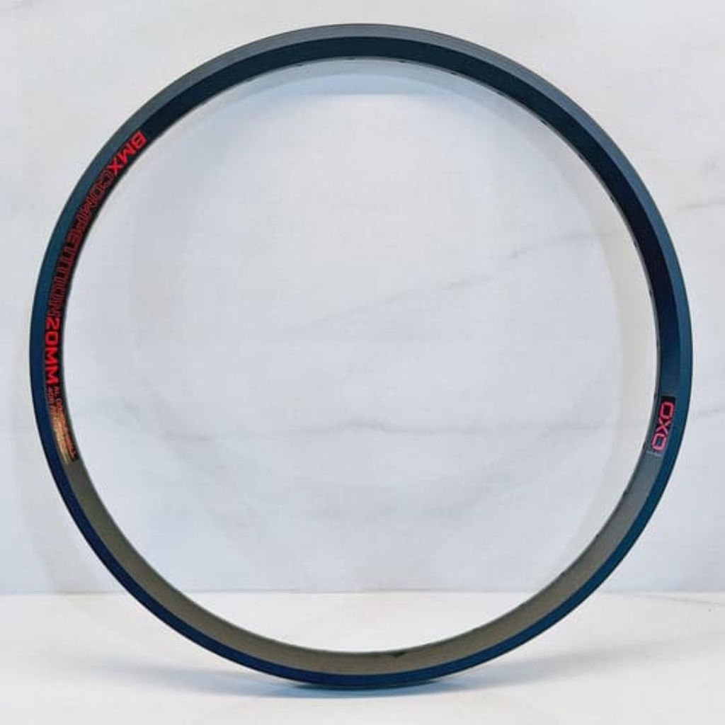 Velg Sepeda BMX 20 inchi Velg OXO BMX Competition 36hole 20mm Alloy Double wall black rims OXO