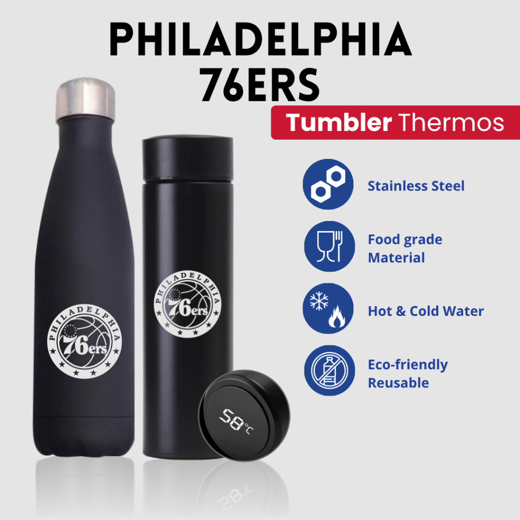 PHILADELPHIA 76ERS - TUMBLER TERMOS CUSTOM DESAIN LOGO PHILADELPHIA 76ERS