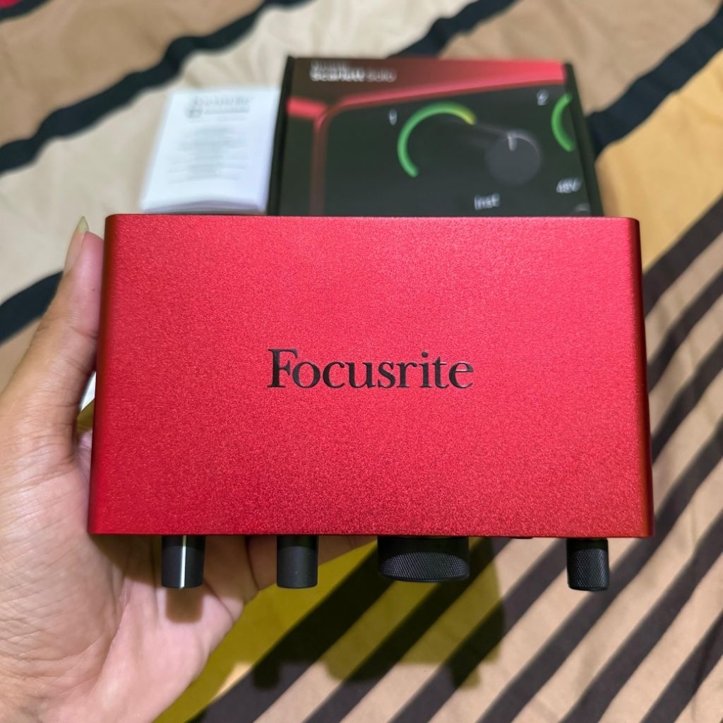focusrite scarlett solo gen 4 second garansi
