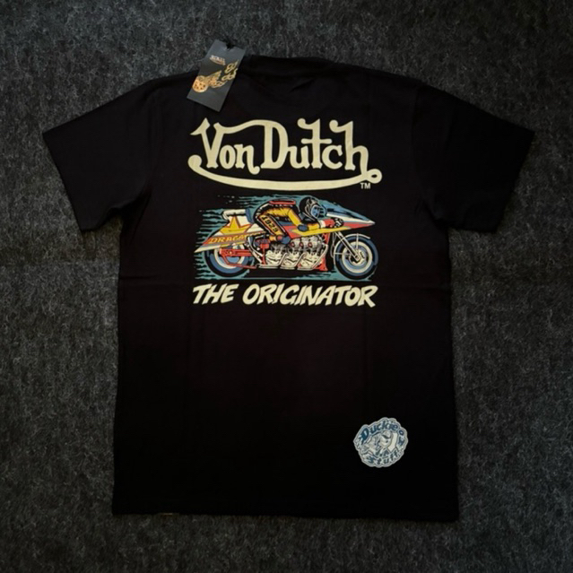 KAOS PRIA - BLACK Vondutch ORIGINAL