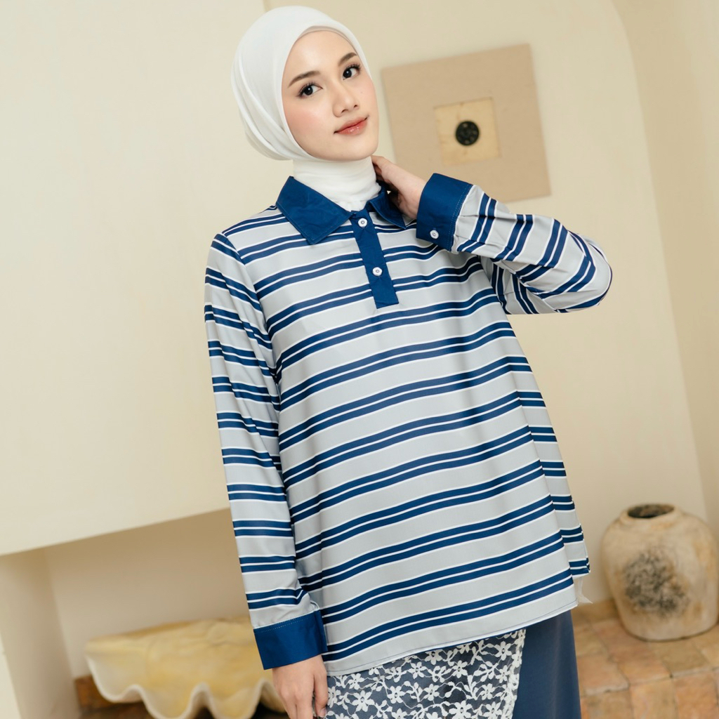 DASTISY | BRIA SHIRT | KEMEJA STRIPE | KEMEJA SALUR | KEMEJA PRINTING