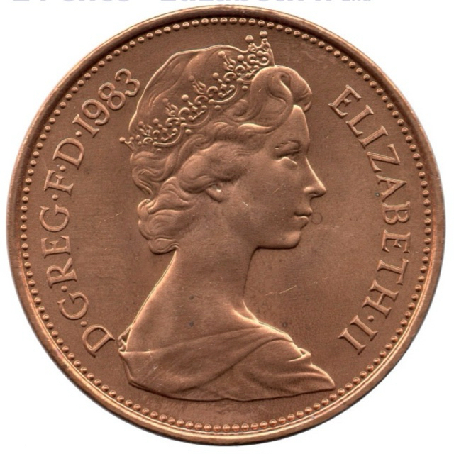 KOIN 2 PENCE ELIZABETH ll 1952-2022 #664