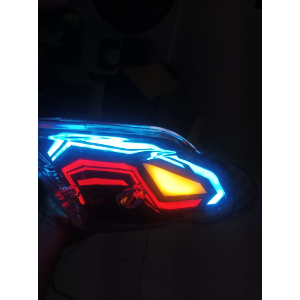 stoplam yamaha jupiter z new /burhan/burung hantu tidak fulset non rgb blom sama mika dan batok lezy