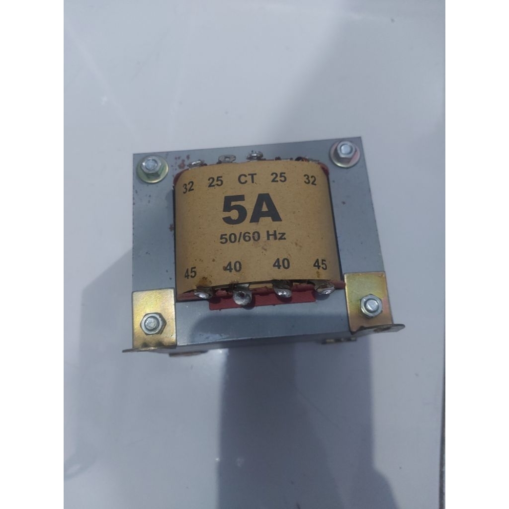 trafo merek BELL 5A besar ct 45 bekas barang masih bagus