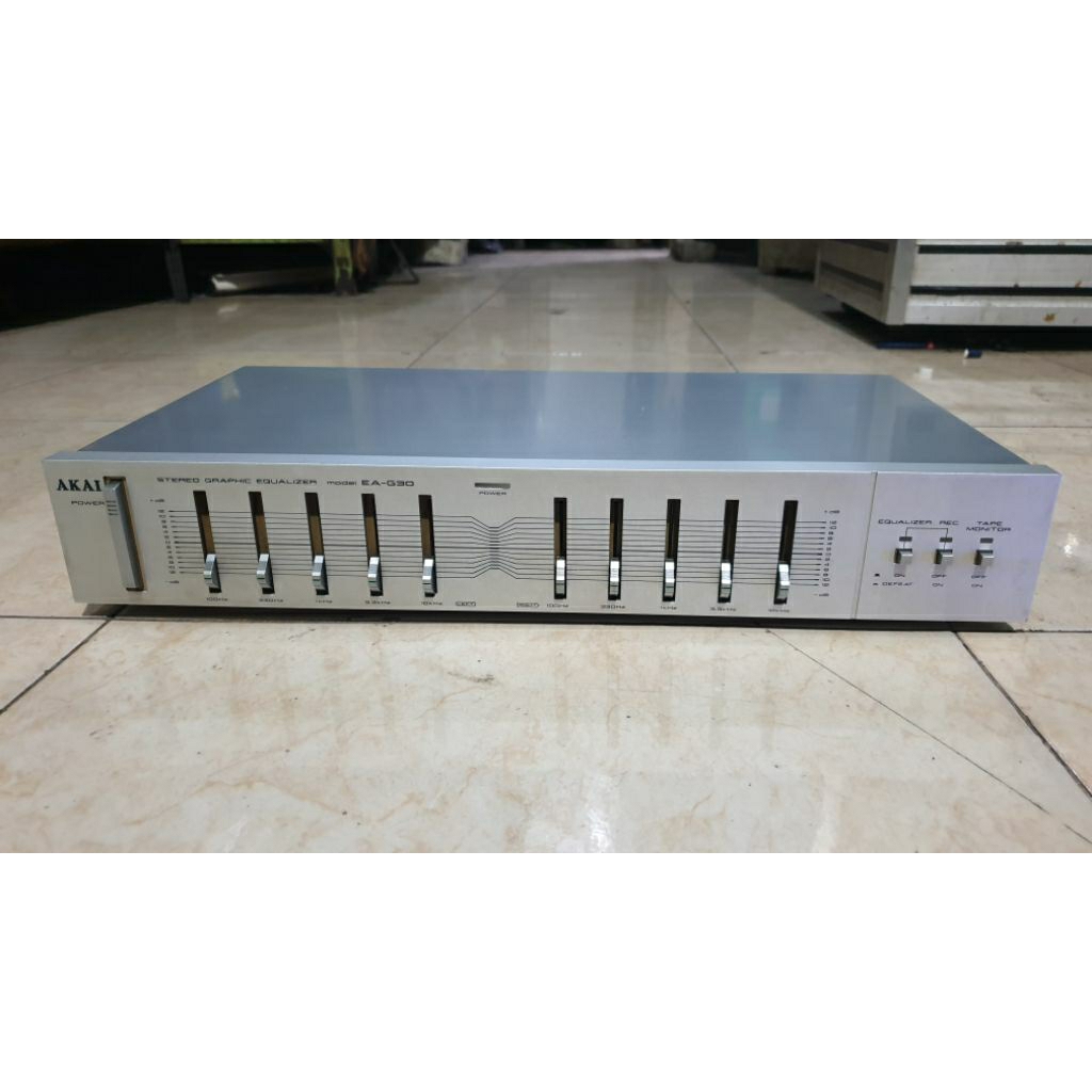 equalizer vintage made in japan AKAI EA-G30 second bekas normal siap pakai sudah di tes