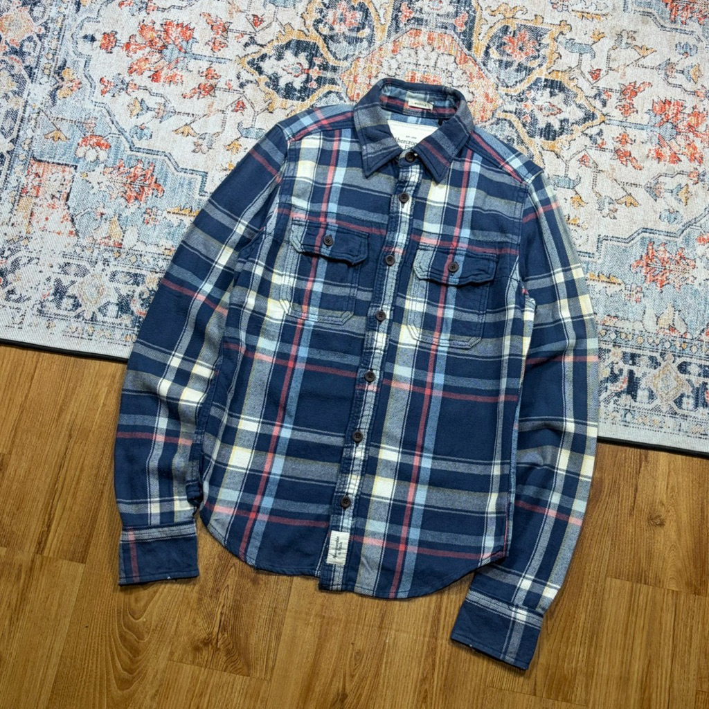 KEMEJA PANJANG FLANNEL ABERCROMBIE
