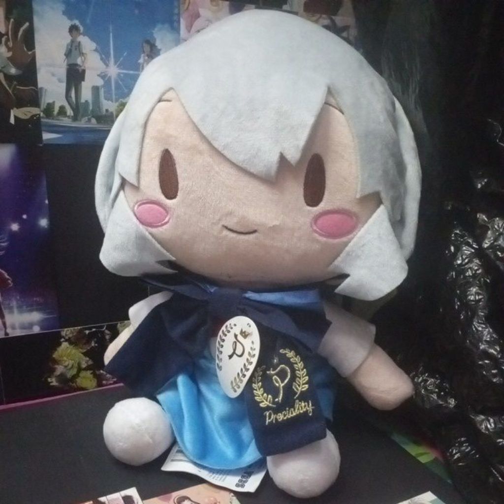 Official Nesoberi Plush REI AYANAMI EVANGELION / Boneka Nesoberi Rei ORIGINAL