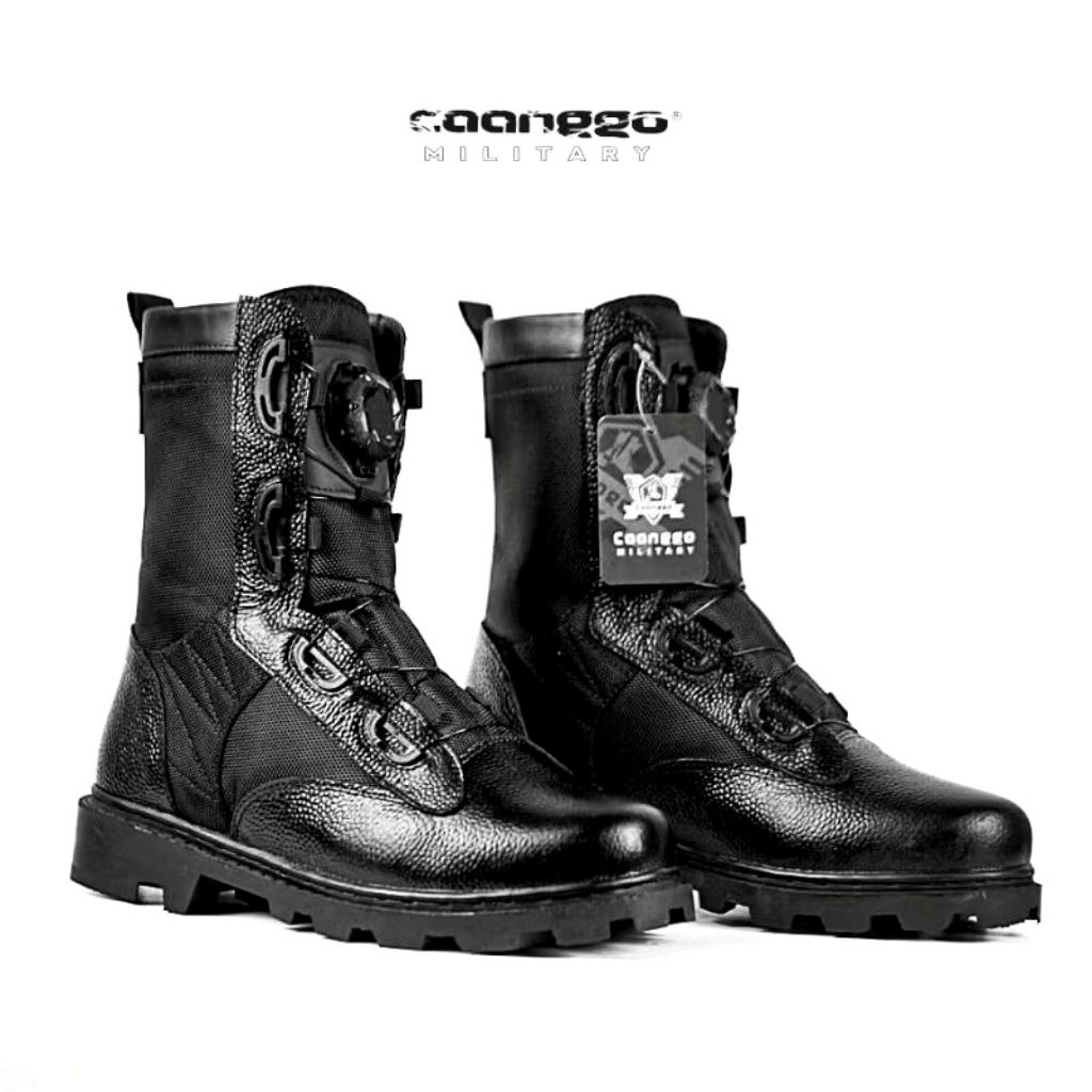 SEPATU PDL TNI POLRI MODEL TALI PUTAR ORIGINAL CAANGGO