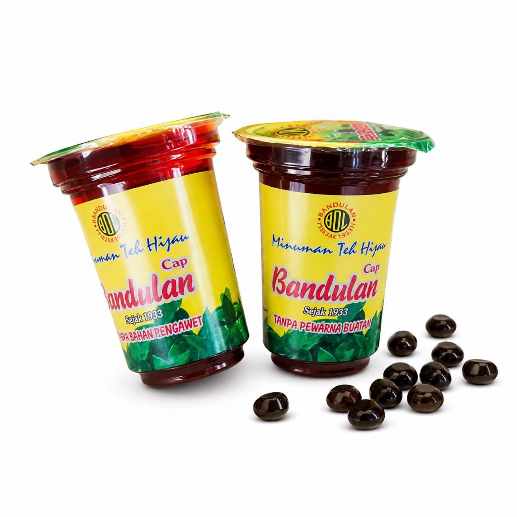 TEH CUP BANDULAN 10Pcs X 220ml - Minuman Teh Cup Tanpa Pengawet