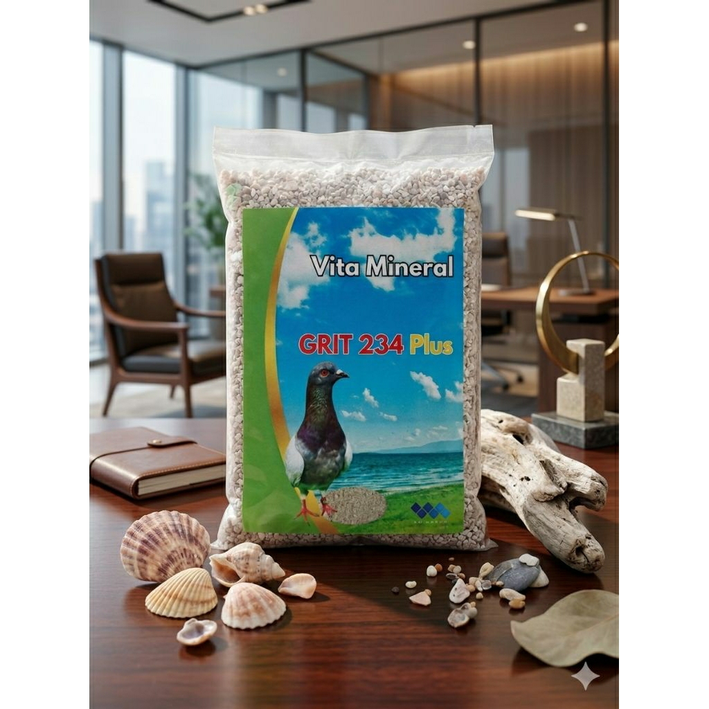 Vita Mineral Grit Merpati Grit Burung Dara Grit 234 plus Vita Mineral, Asinan Remisan Merpati Burung