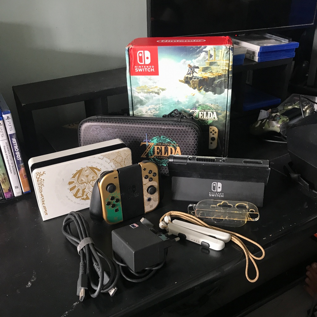 Nintendo Switch Oled Zelda Tears Of The Kingdom CFW OFW 128GB Second / Bekas
