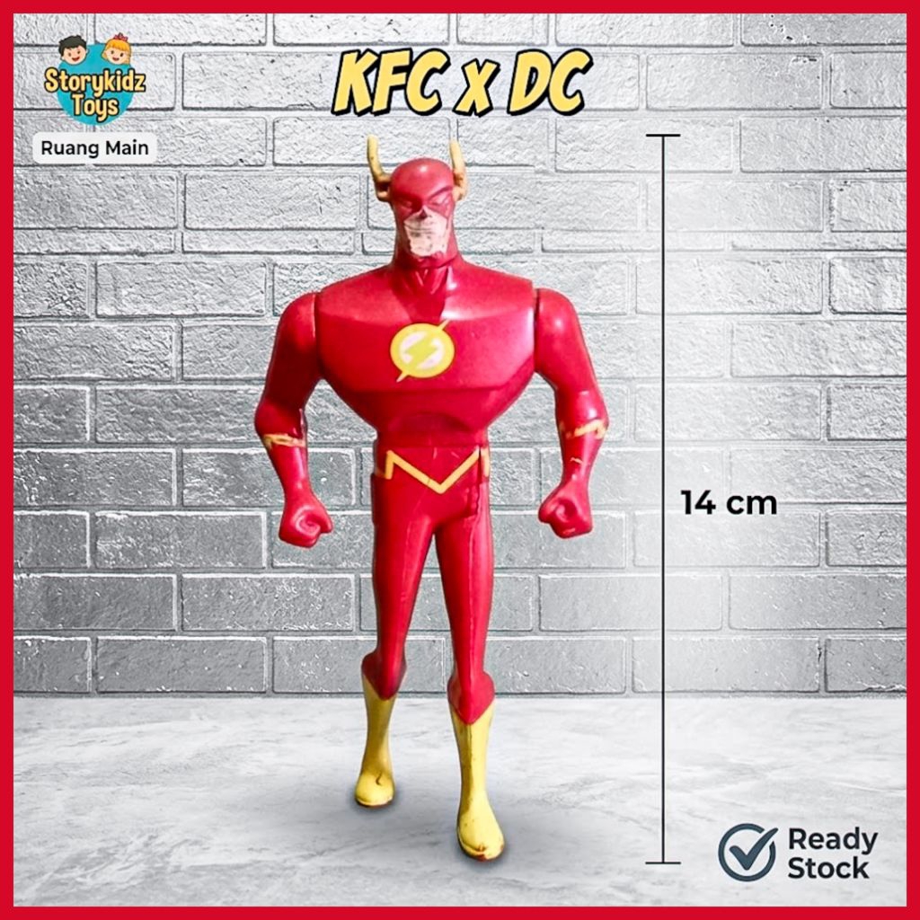 Action Figure DC The Flash KFC Collaboration Koleksi Justice League Justice League Original
