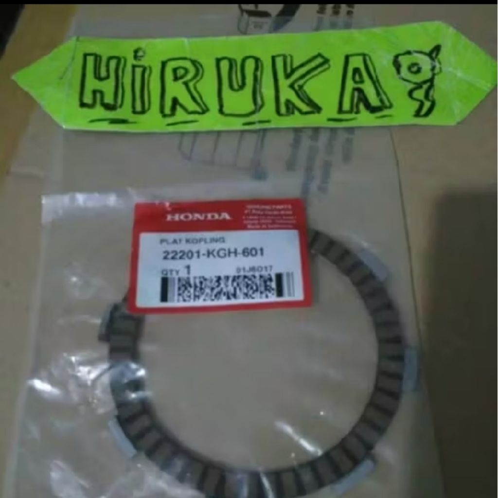 22201-KGH-601 HGP AHM 100% KAMPAS KOPLING PLAT KOPLING CB150 R CBR 150 CS1 SONIC AHM ASLI HARGA 1PCS
