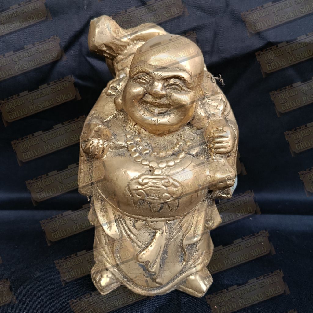 Patung Dewa Julaihud / Patung Dewa Uang Bahan full Kuningan