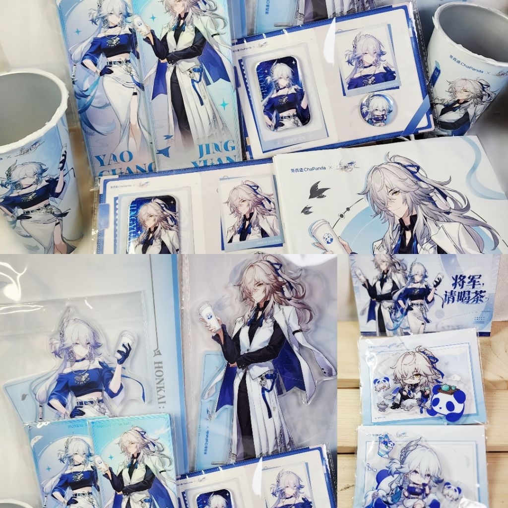 READY Original Merch Mihoyo Collab Event Honkai Star Rail HSR X Chapanda Jingyuan Yaoguang Standee A