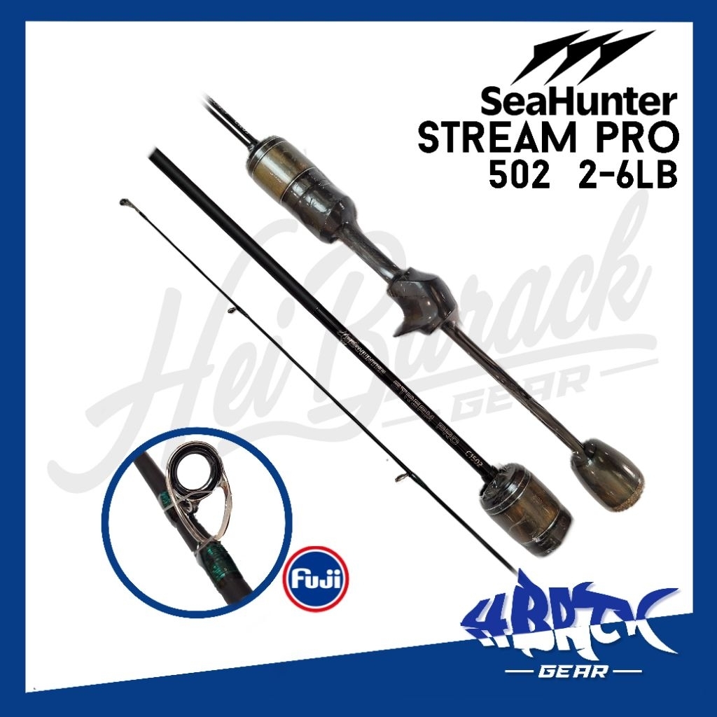 Joran Baitcasting SeaHunter Stream Pro 502UL. Joran Casting Ultralight Ring Fuji