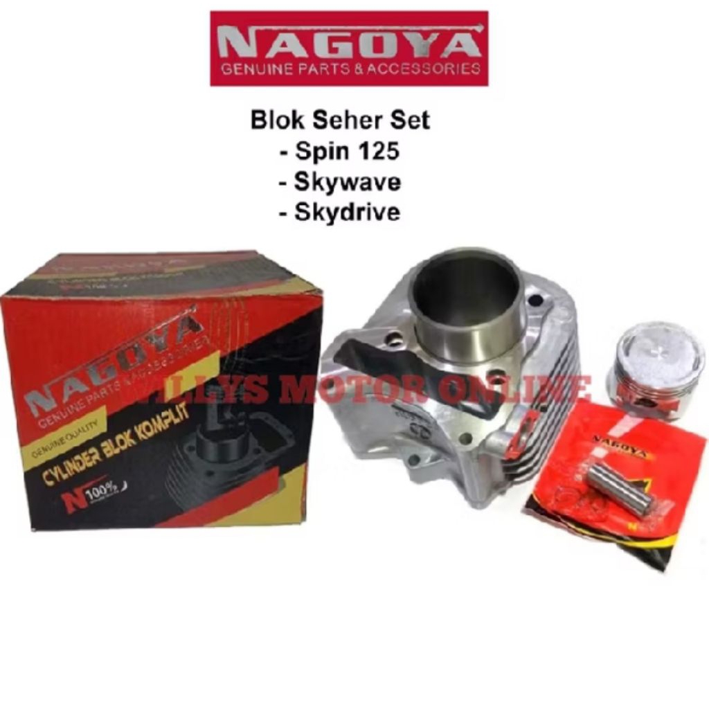 CYLINDER BLOK KIT PISTON SPIN 125