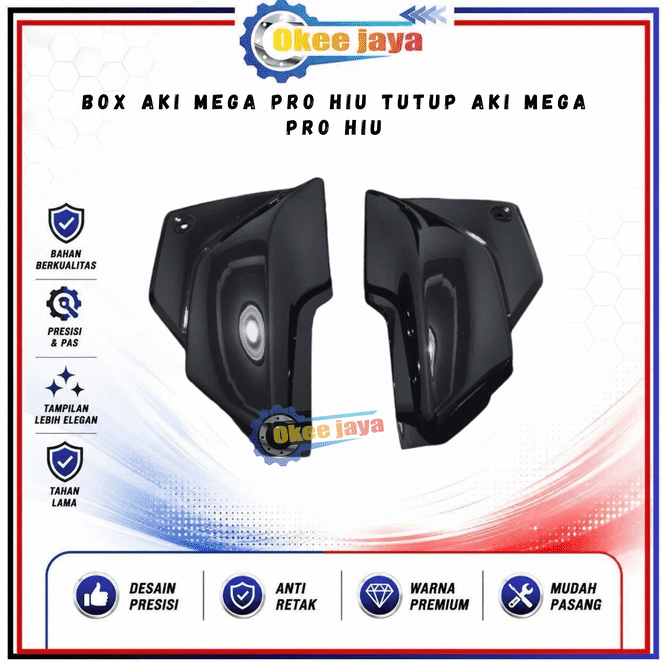 Box aki Mega pro hiu tutup aki Mega pro hiu