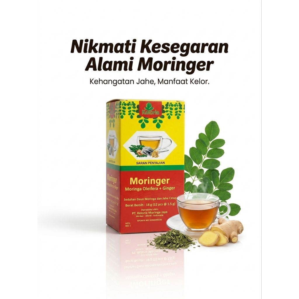 Moringer/teh daun kelor dan jahe