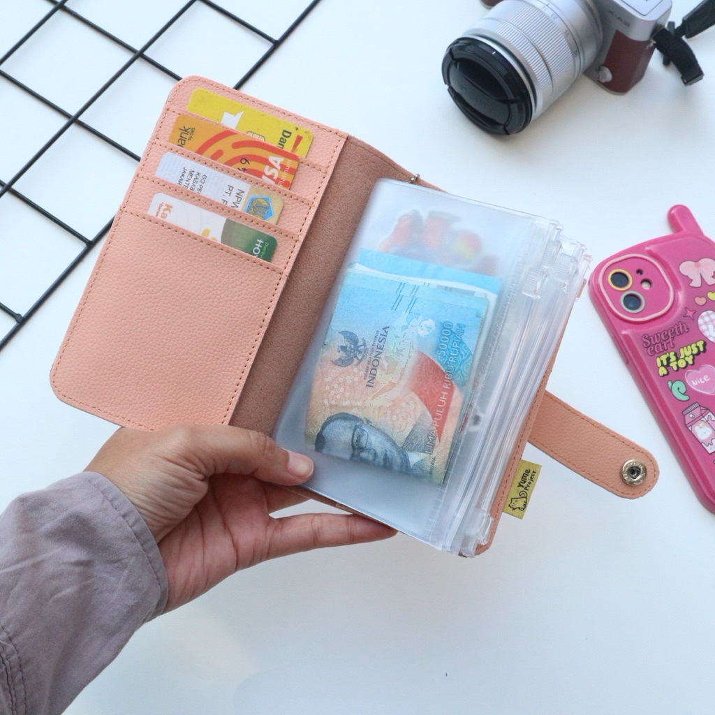 KIKYO Wallet Organizer/ dompet multifungsi bisa untuk budgeting dompet emas atau journaling