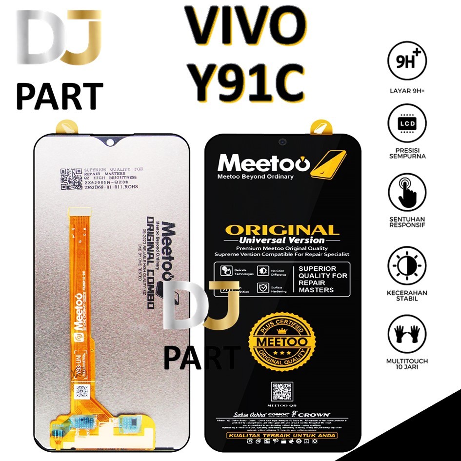 LCD TOUCHSCREEN VIVO Y91C FULLSET ORIGINAL