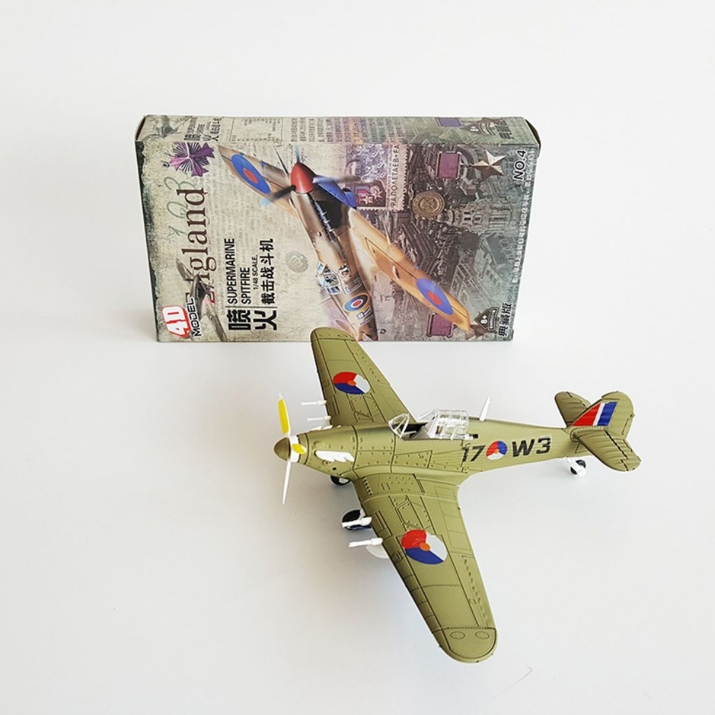 1/48 Pesawat Hurricane BF-109 Fighter 4D