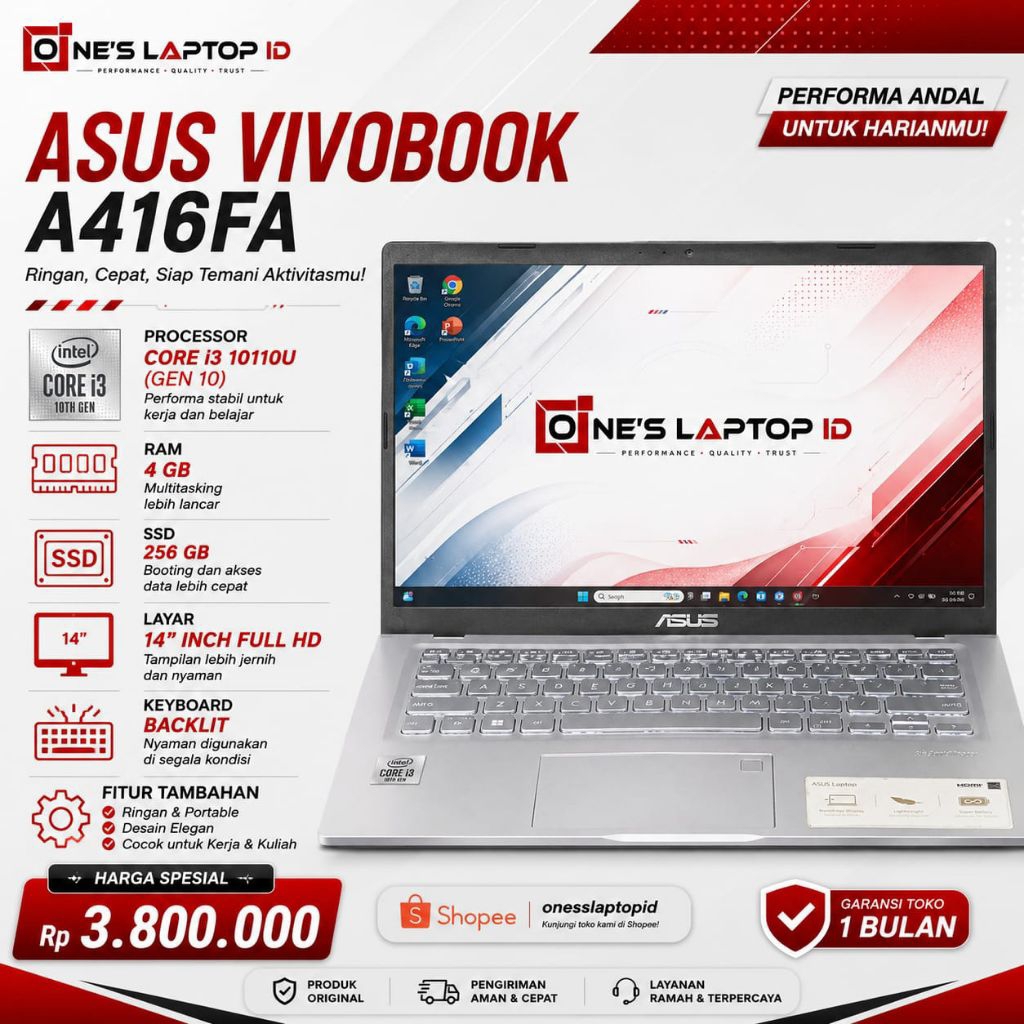ASUS A416FA I3-1005G1