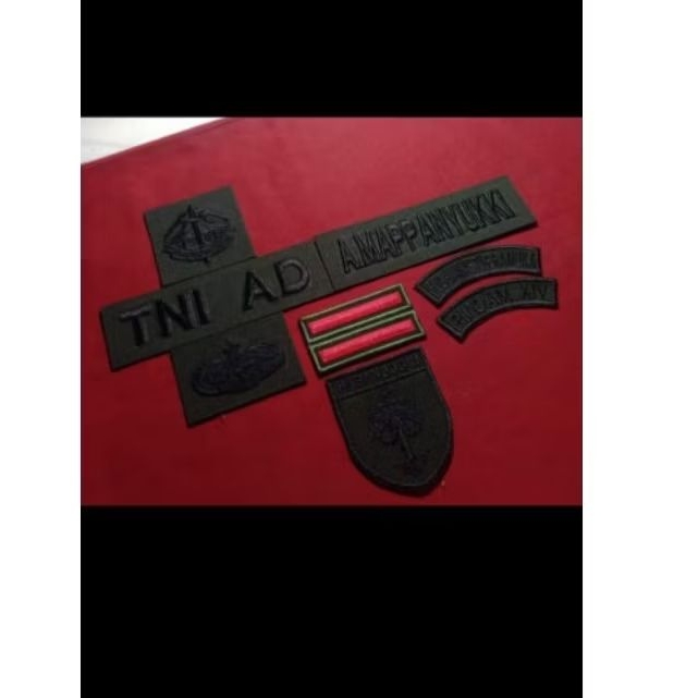 MIKA TIMBUL//BORDIR ATRIBUT PAPAN NAMA TNI MALVINAS MIKA TIMBUL