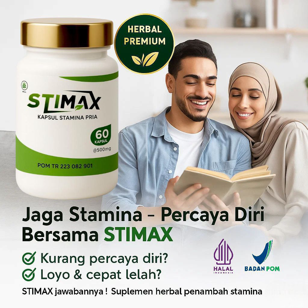 Original Kapsul Stamina Pria STIMAX Suplemen Penambah Obat Stamina Pria Dewasa