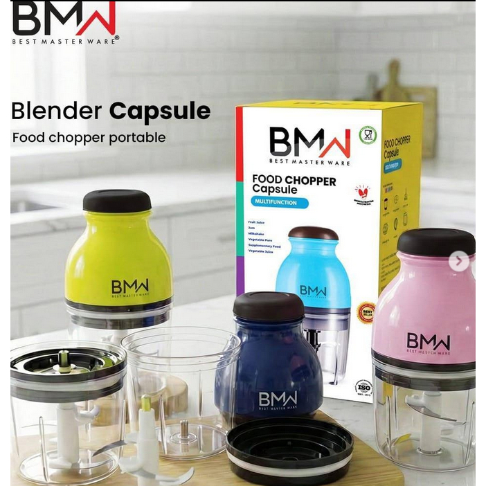 Blender Kapsul Penggiling Daging Super Tajam BMW Blender Capsul Mini Portable Dari BMW