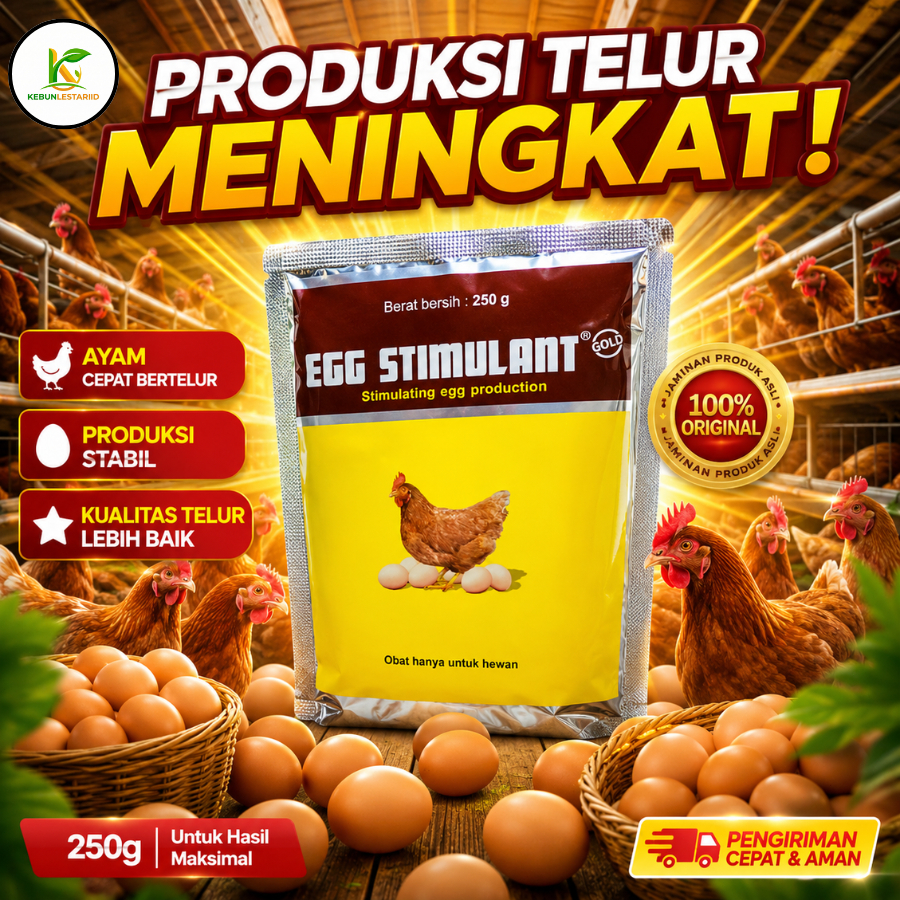 Egg Stimulant MEDION 250g – Vitamin Penambah Produksi Telur Ayam, Burung & Bebek, Suplemen Unggas Am