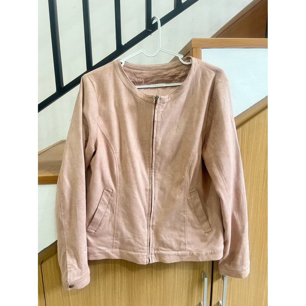 Jaket Suede Wanita (Preloved)