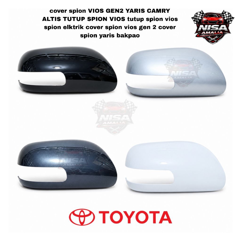 cover spion VIOS GEN2 YARIS CAMRY ALTIS TUTUP SPION VIOS tutup spion vios spion elktrik cover spion 