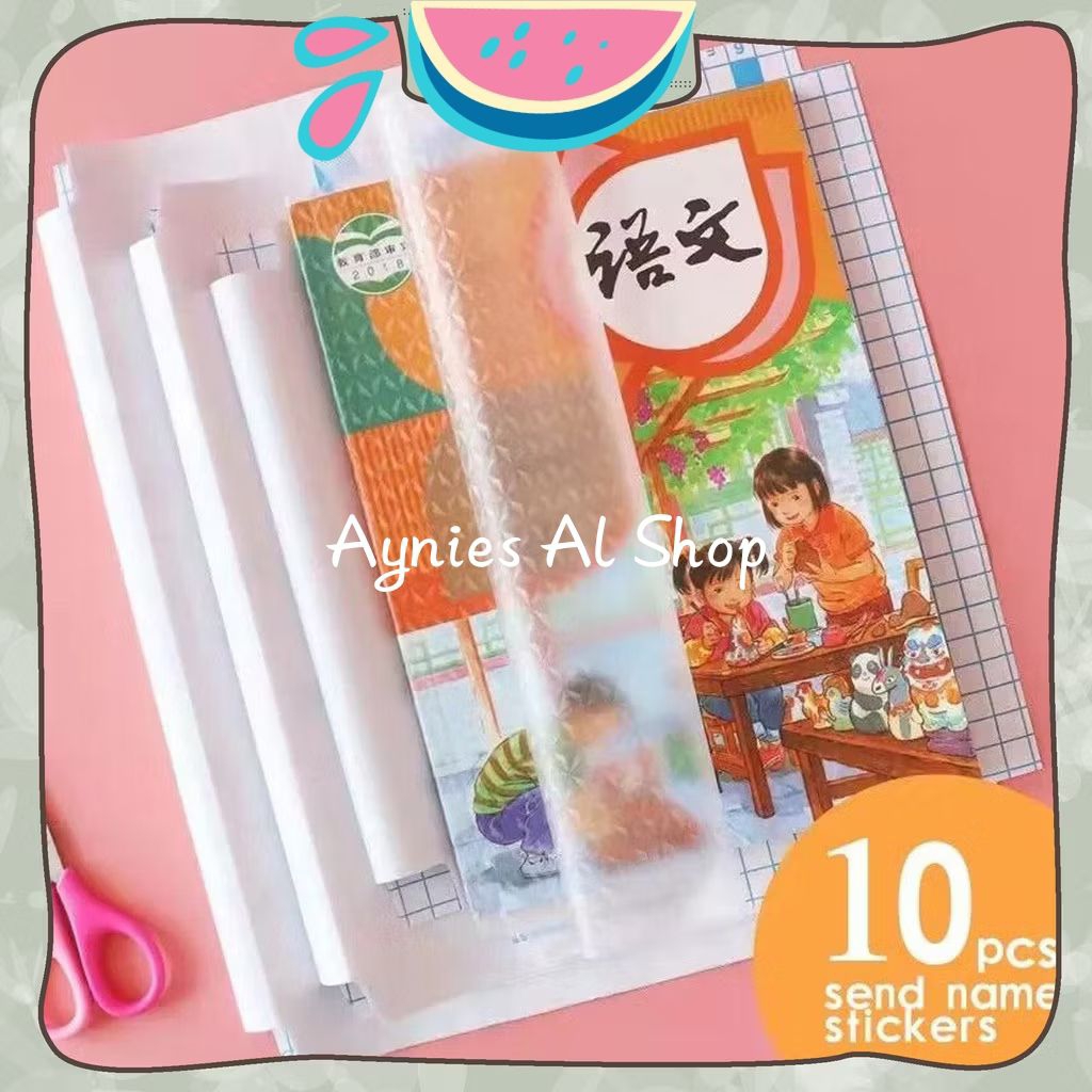(READY)SAMPUL BUKU ZAMAN NOW SELF ADHESIVE BOOK COVER