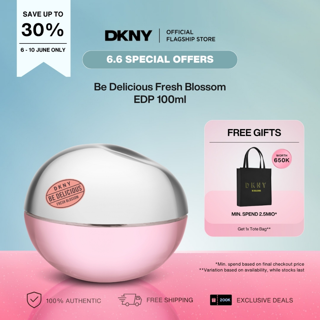 DKNY Be Delicious Fresh Blossom EDP 100ml - Parfum Wanita