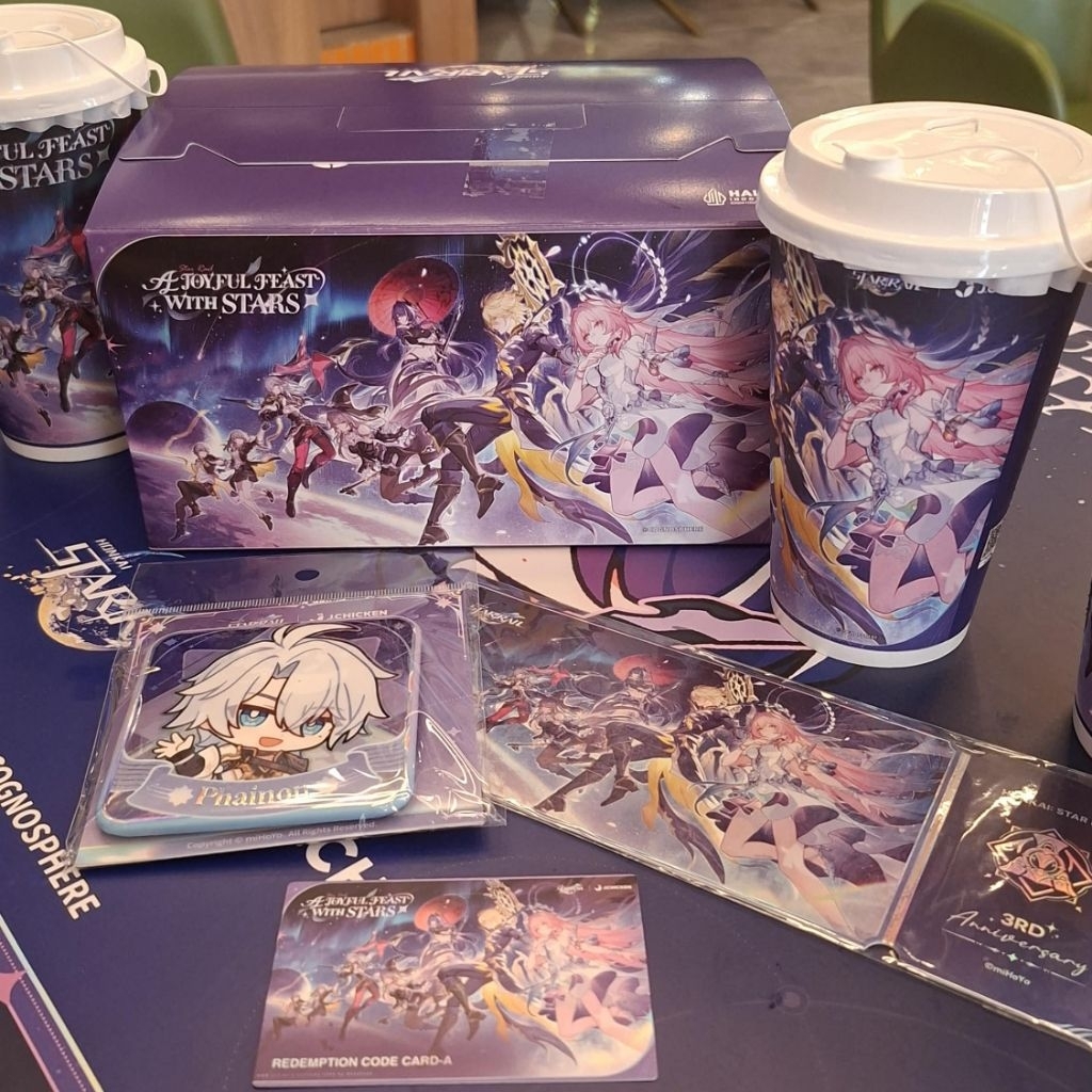 HSR Honkai Star Rail 3rd Anniversary x JChicken A Joyful Feast with Stars Limited Merchandise