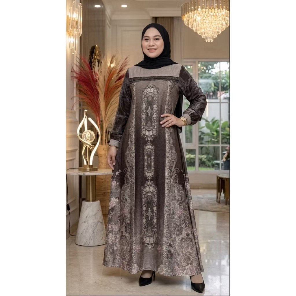 UTIE | GAMIS QORY’S | BAHAN PREMIUM | LD 112 | WARNA SHOFT | MEWAH DAN BERKUALITAS