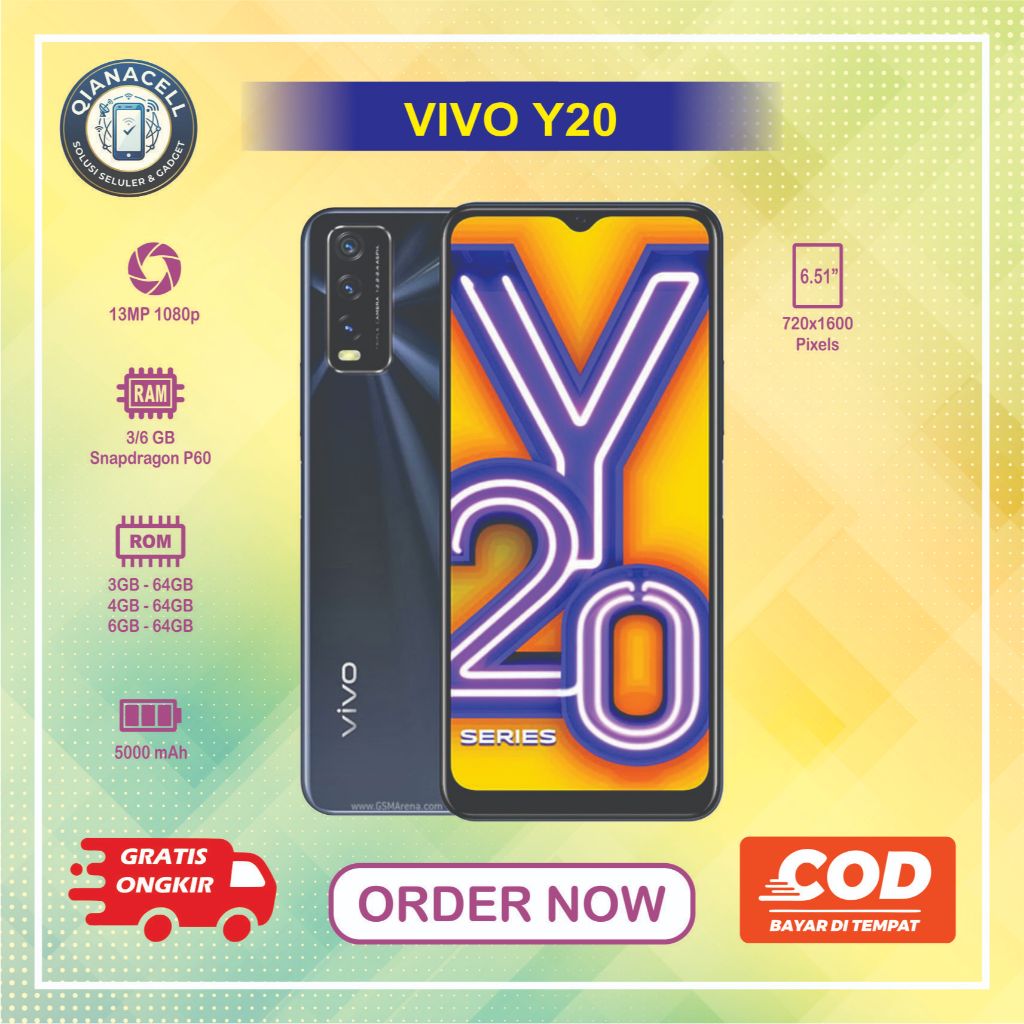 HP VIVO Y20 / Y20s Second Ram 4/64 Ram 3/64 Ram Hp Normal Siap paka
