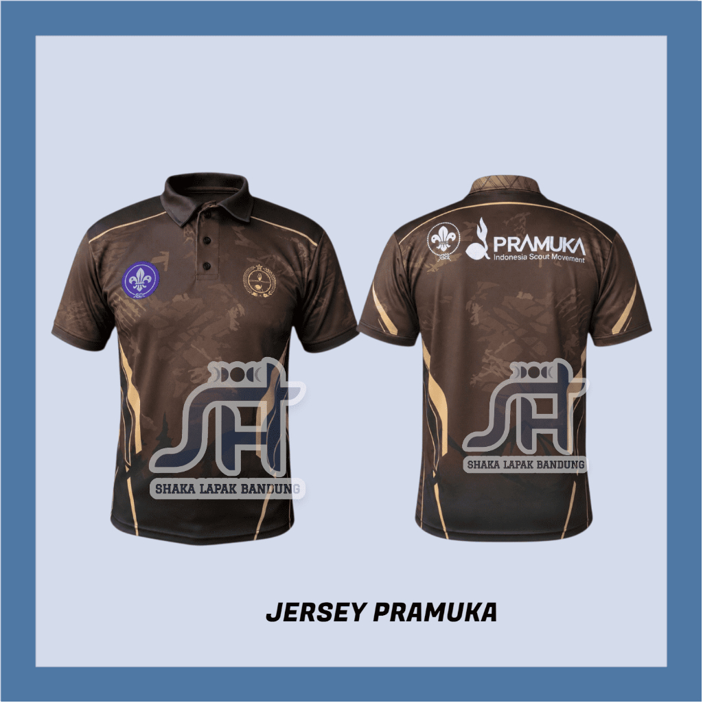 Kaos PRAMUKA printing penggalang Pembina pdh pdl custom