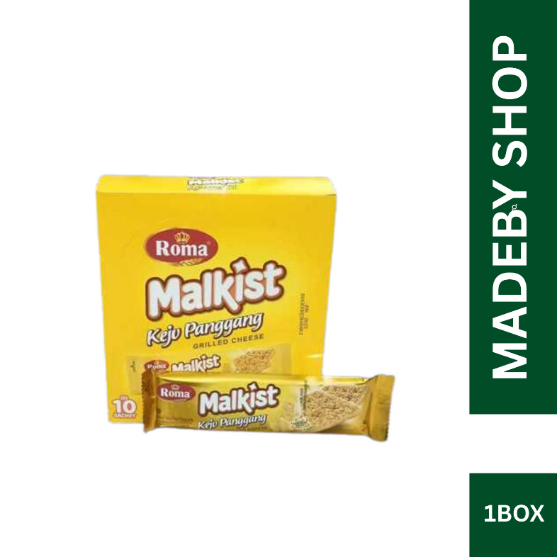 Roma Malkist Keju Panggang Box Isi 10 Sachet