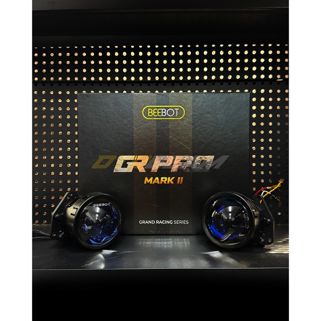 Projector BiLed Beebot GR Pro Mk2 (seri baru), 3inch Hi-Low 67/75W Flat Cut Off, PnP H4 Favorit