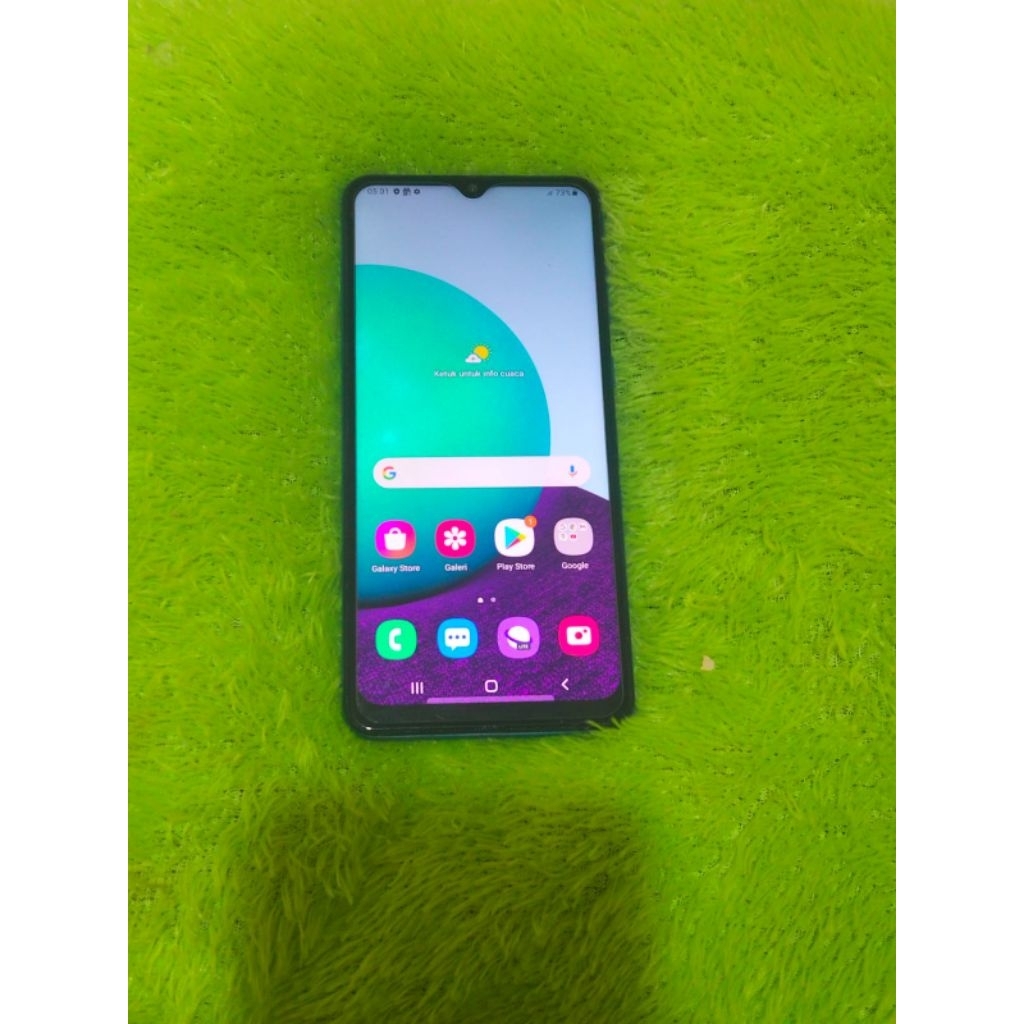 Di jual Murah Barang BagusbHP Samsung A02 RAM 3/32 Kondisi normal siap pakai