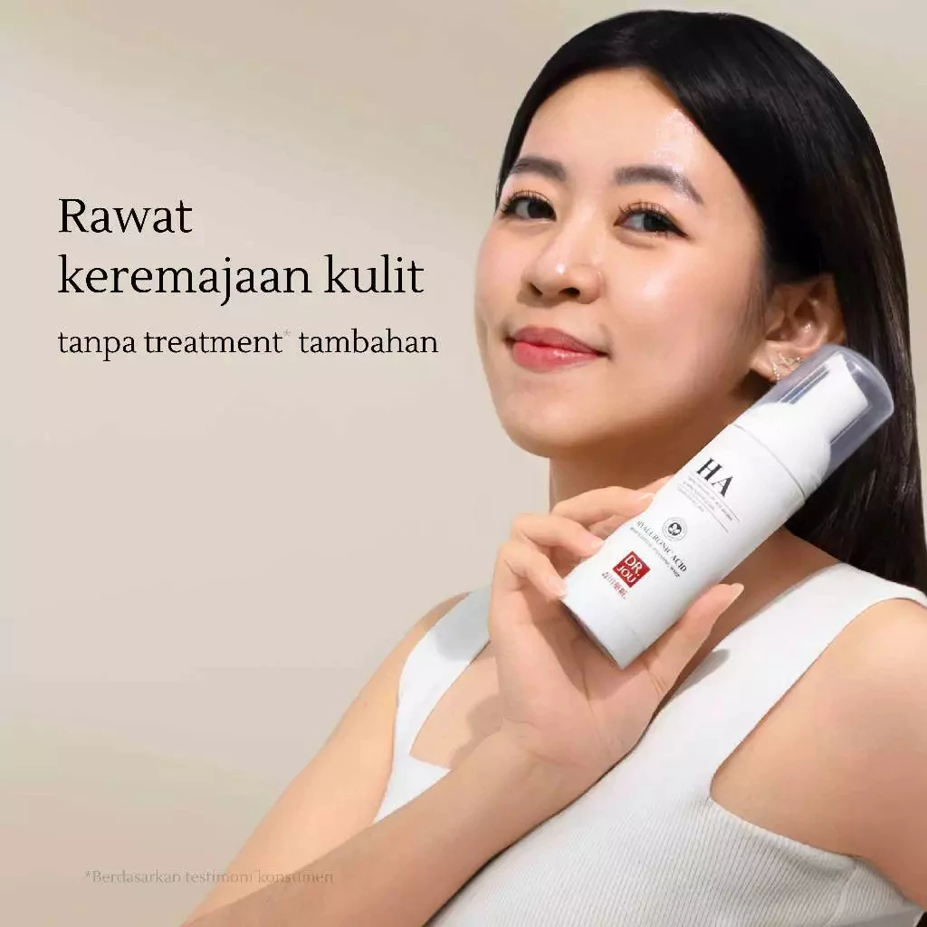 PROMO TETBATAS Dr.JOU-(ANTI AGING) GENTLE CELANSING WHIP (FACIAL WASH) 145ML / SABUN CUCI MUKA/GLOWI
