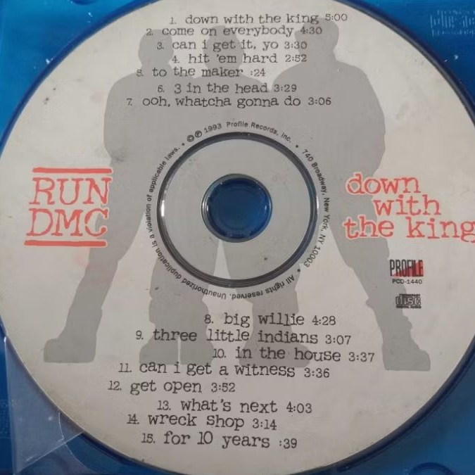 CD AUDIO ORIGINAL Import RUN DMC -  DOWN WITH THE KING USA NON COVER
