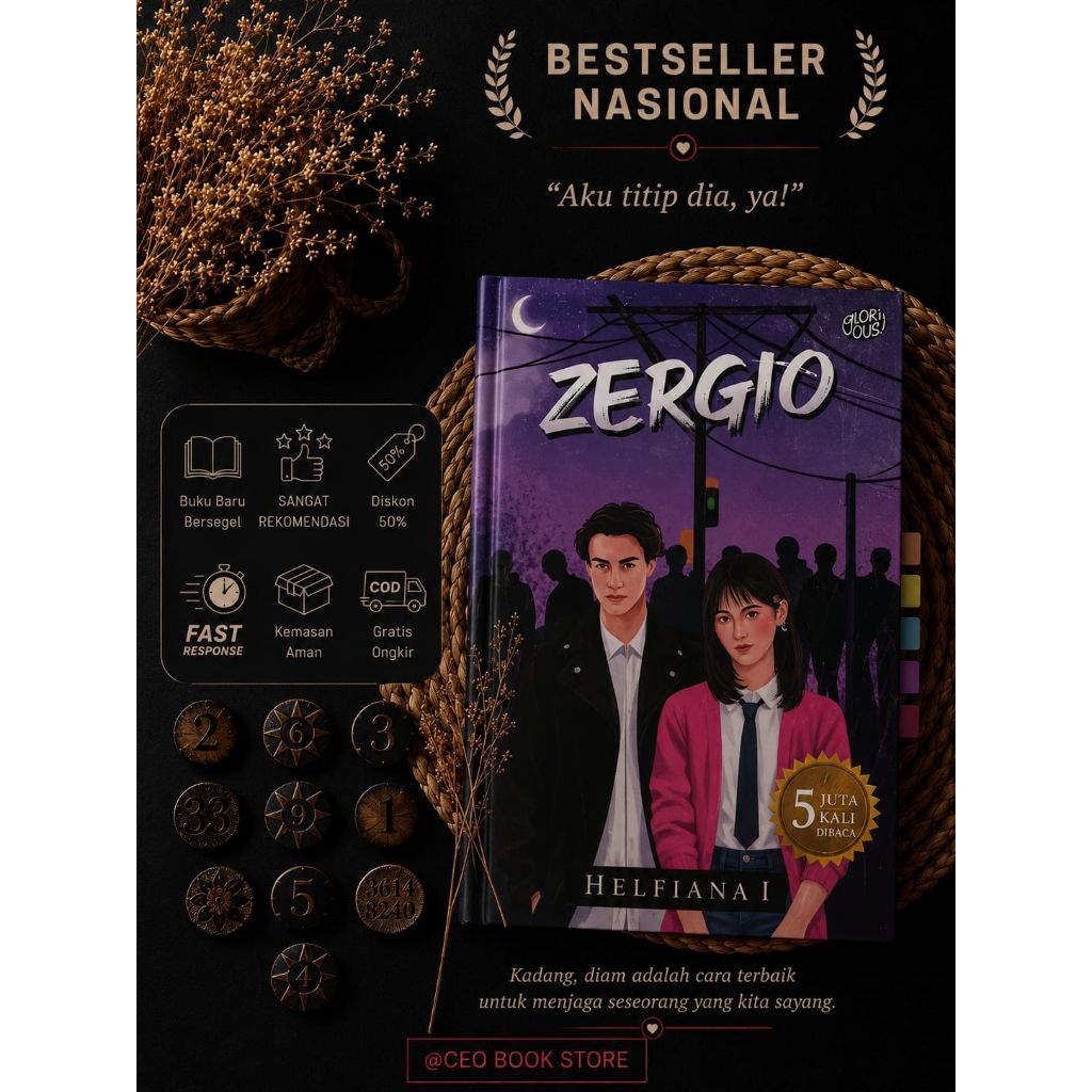 Novel Zergio Karya Helfianti Buku Remaja Romance
