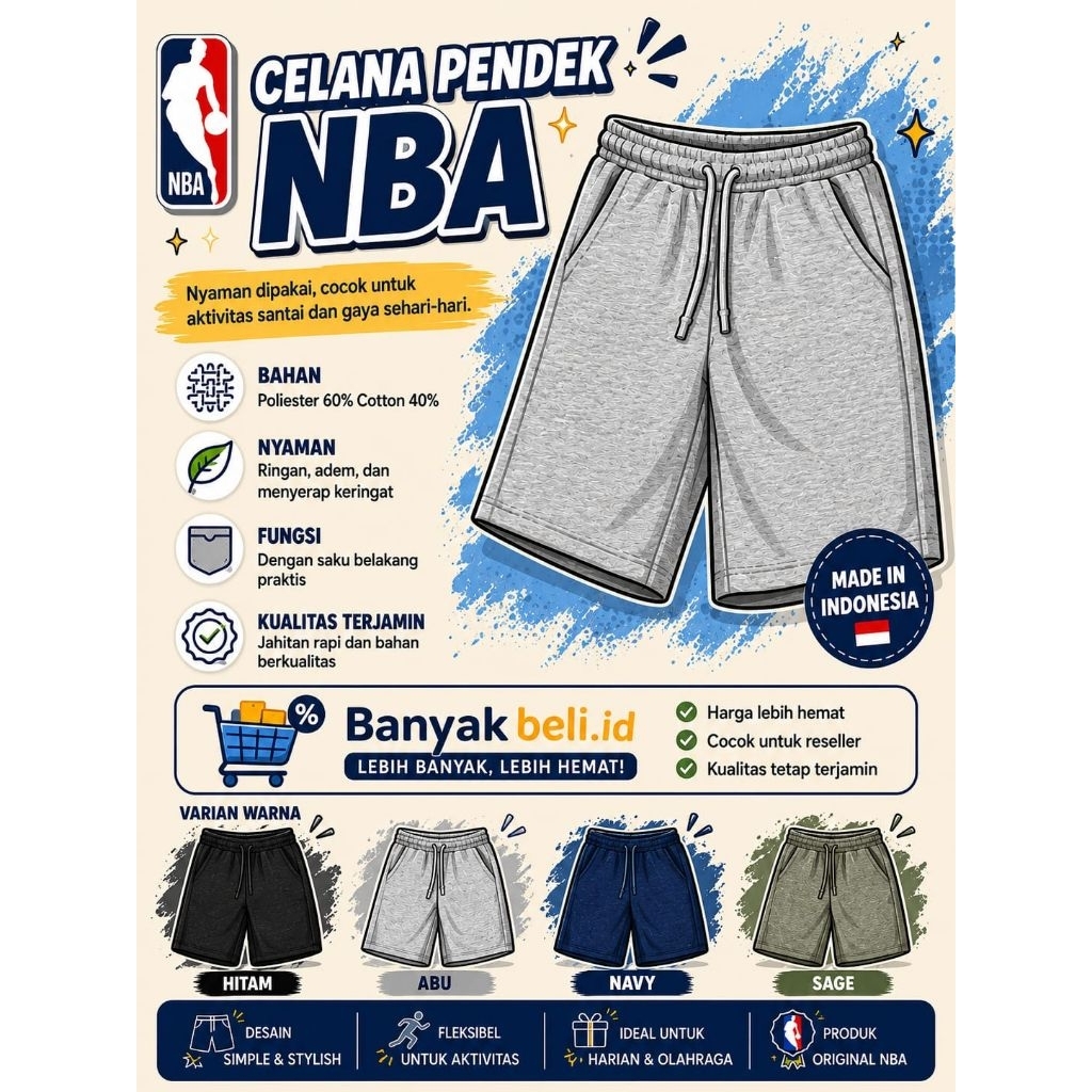 Celana pendek NBA