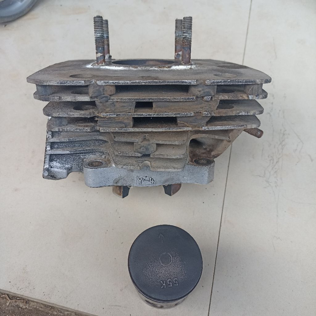Original block seher blok 55G Y4 os/saiz 100z Yamaha Rxz Rzr rx-z mili