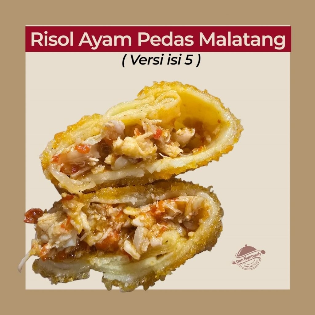 Risol ayam pedas malatang / Risol frozen ayam pedas malatang